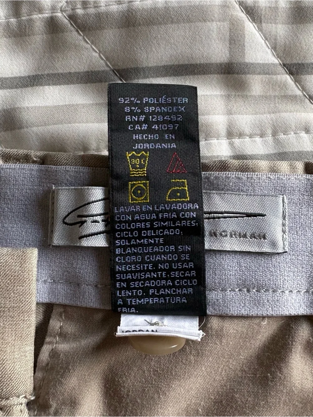 Greg Norman Men Tan Shorts, W40